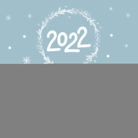 Happy Holydays background to winter holiday design, Calligraphic. Christmas Xmas and Happy New Year Greeting Card, banner.のイラスト素材