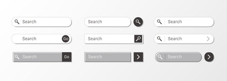 Search Bar for ui, design and web site.