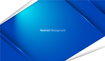 Abstract blue and white background with shadow vector illustrationのイラスト素材