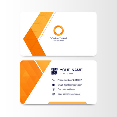 Business card for company simple.Luxury background vector Illustrationのイラスト素材
