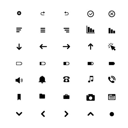 Website list item pack.Icon set vector illustrationのイラスト素材