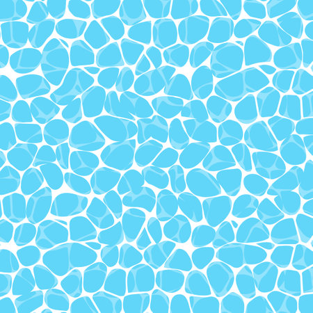 Blue water surface ripple background textureのイラスト素材