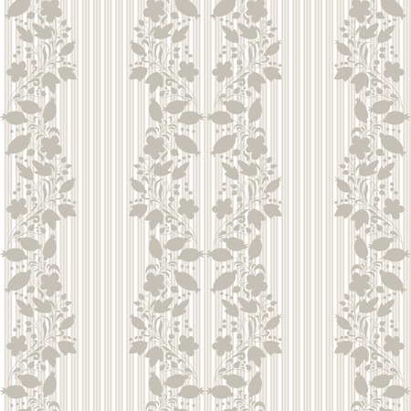 neutral floral background. swirls and curves. Use as a backdrop, the fill pattern, wallpaper, seamless texture.のイラスト素材