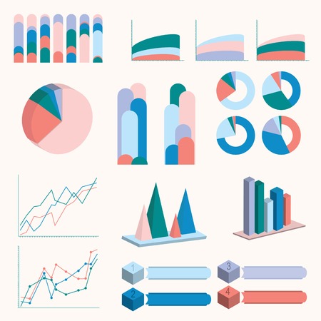 Big set of infographics elements  のイラスト素材