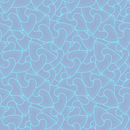 abstract background of petals and waves. Plant elements.  のイラスト素材