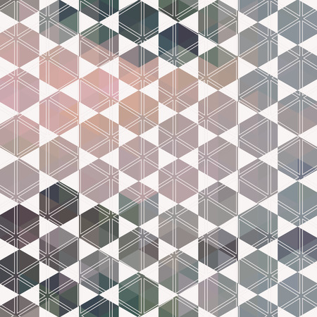 Retro pattern o? hexagon shapes. Geometric retro background. place for your text on the top....