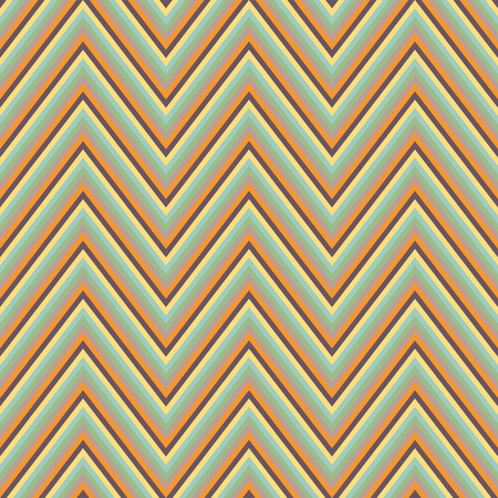 Abstract seamless retro zigzag ornament. Use as pattern fill