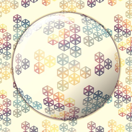 abstract mosaic background, seamless pattern, lens effectのイラスト素材
