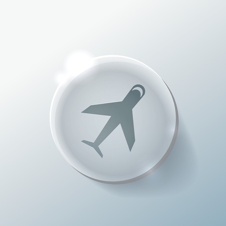 airplane sign. transportation iconのイラスト素材