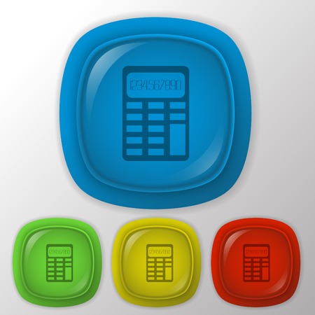 calculator. office signのイラスト素材