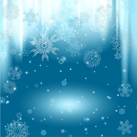 New year background with snowflakesのイラスト素材
