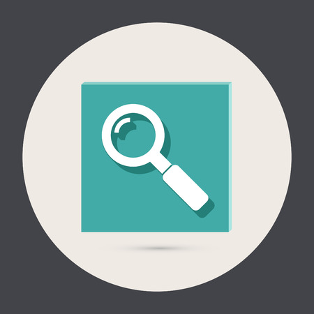 magnifier searchのイラスト素材