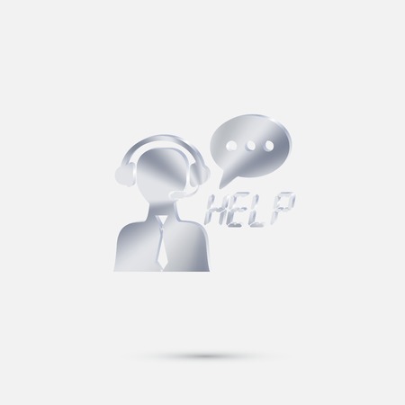 customer support avatarのイラスト素材