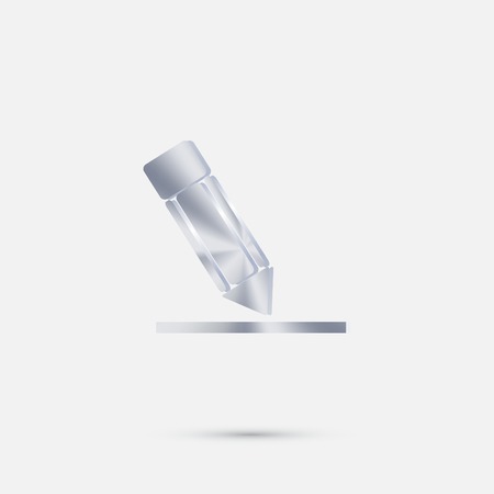 pen or pencil writing on a sheetのイラスト素材