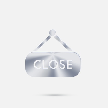 close label sign.のイラスト素材