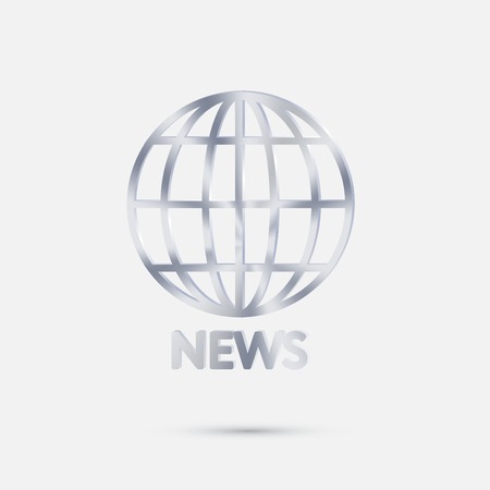 globe symbol. news.のイラスト素材
