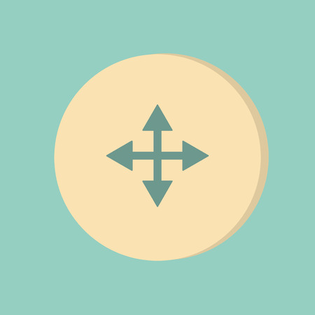 move arrows signのイラスト素材