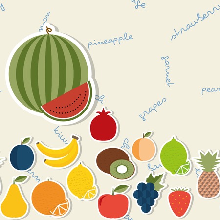 Fruit pattern.のイラスト素材