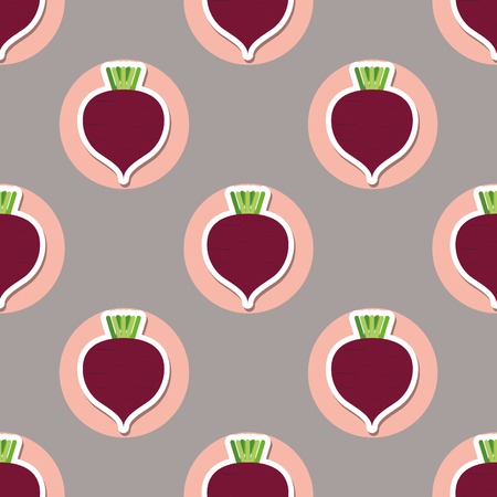 beet pattern Seamless texture with ripe beetroot. のイラスト素材