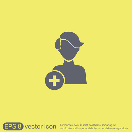 add friend avatar icon. man avatarのイラスト素材