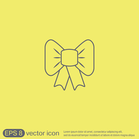 bow iconのイラスト素材