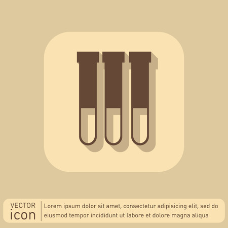 flask bulb symbol chemistry. symbol icon of medicine or chemistry . the study of scienceのイラスト素材