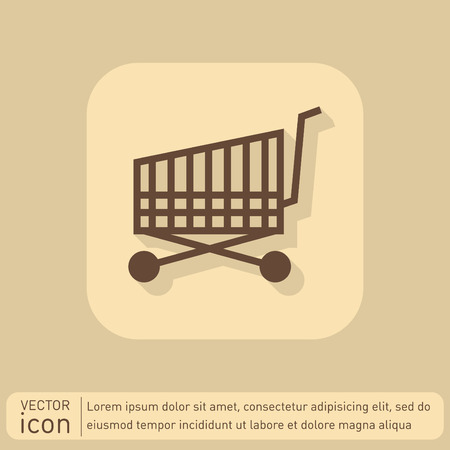 cart online store, Internet shop. basket shoppingのイラスト素材