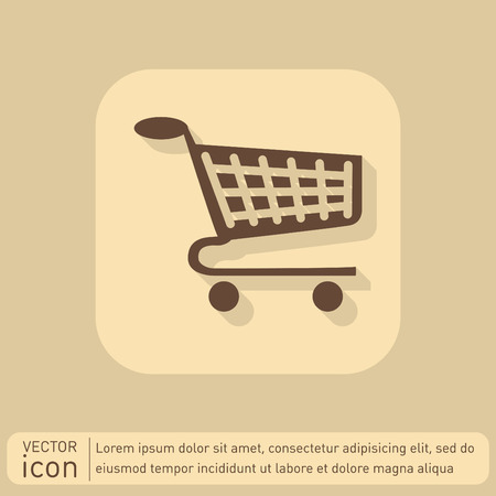 cart online store, Internet shop. basket shoppingのイラスト素材
