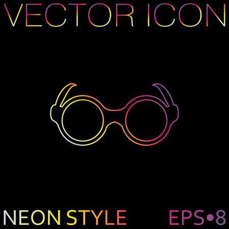 Glasses iconのイラスト素材