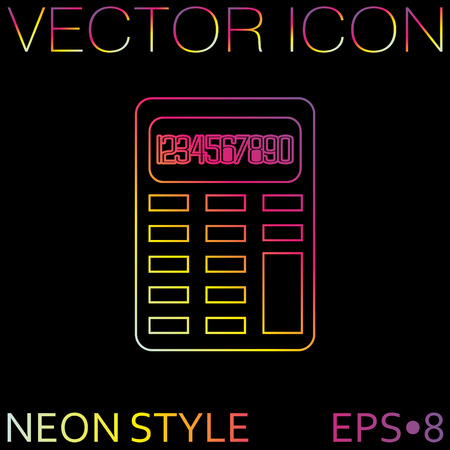 calculator. office signのイラスト素材