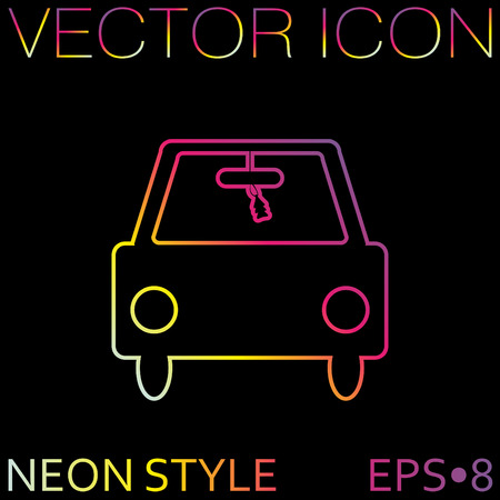 Icon car. Vehicles.  icon of transport.のイラスト素材