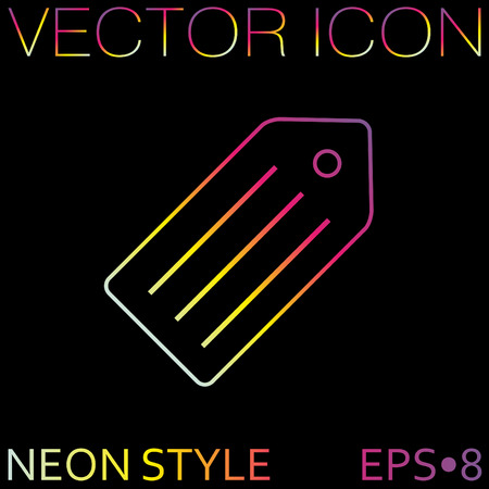 label. Symbol label for clothing or goods.のイラスト素材