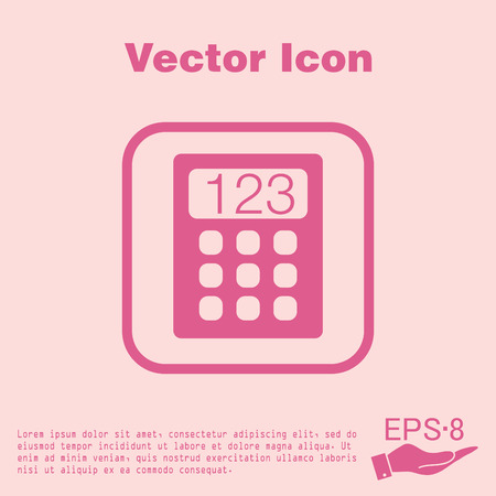 calculator. office signのイラスト素材