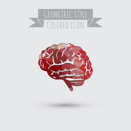 Brain.  Mind and scienceのイラスト素材