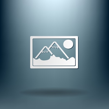 picture, image icon. art signのイラスト素材