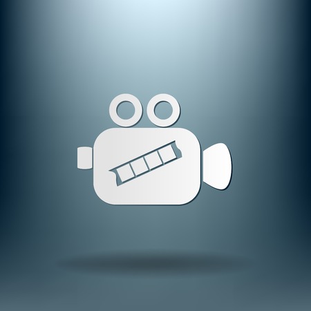 Video camera icon vectorのイラスト素材