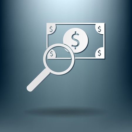 Dollar bill. symbol of moneyのイラスト素材