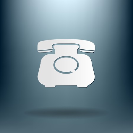 classic retro phoneのイラスト素材