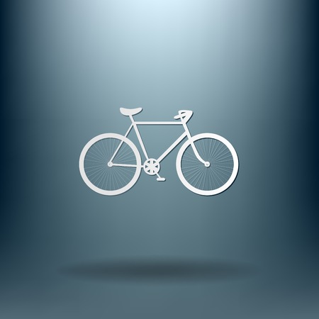 retro bicycle iconのイラスト素材