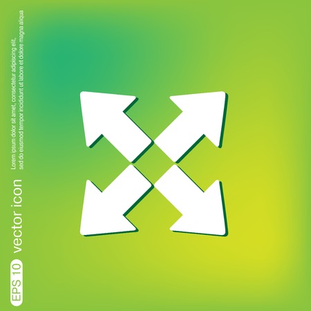 move arrows signのイラスト素材