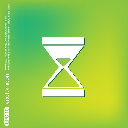 hourglass waiting, icon expectationsのイラスト素材