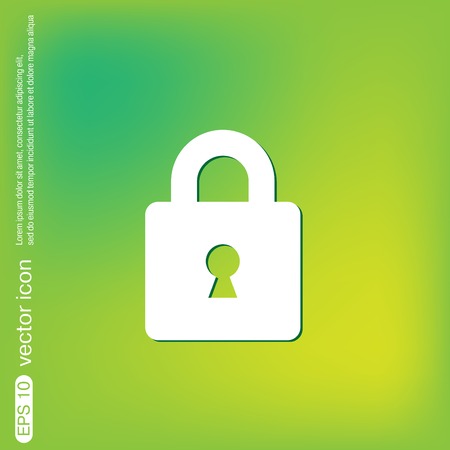padlock symbolのイラスト素材