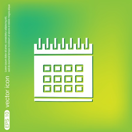 calendar signのイラスト素材