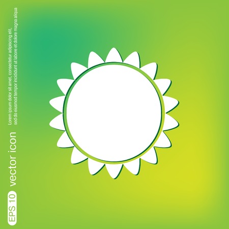 weather icon. sunのイラスト素材