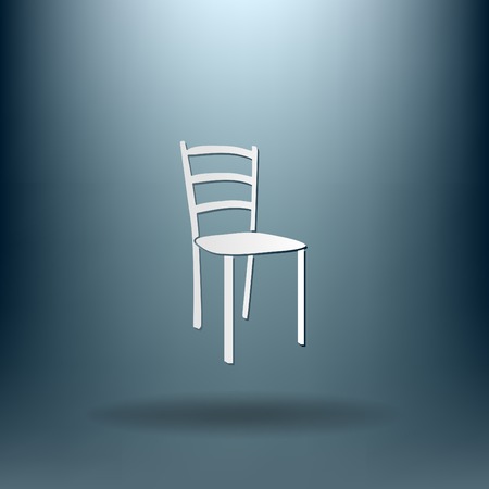 chair icon. symbol furniture. icon home interiorのイラスト素材