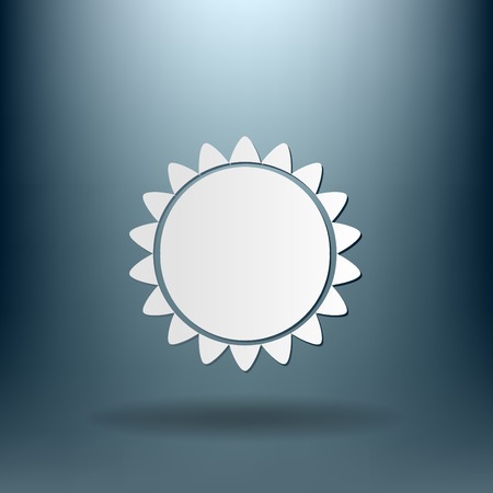 weather icon. sunのイラスト素材