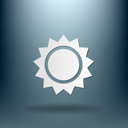 weather icon. sunのイラスト素材