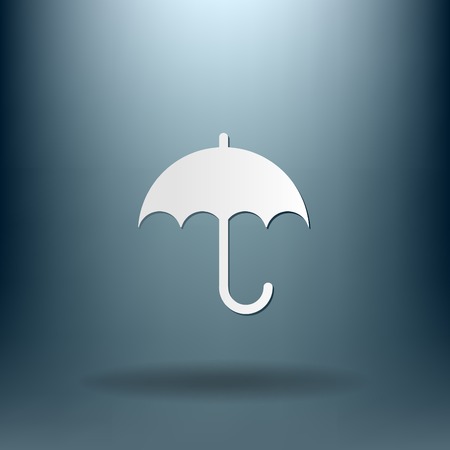 umbrella icon. protection from rain and moistureのイラスト素材
