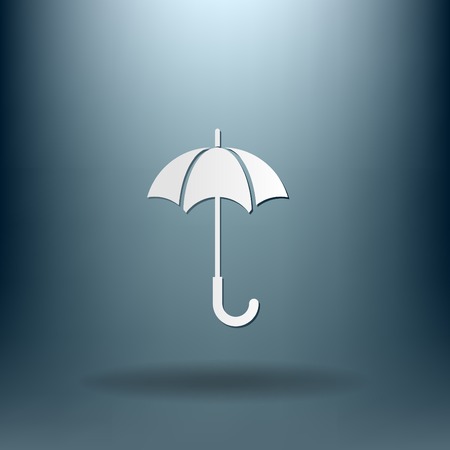 umbrella icon. protection from rain and moistureのイラスト素材