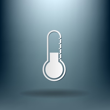 thermometer icon . temperature symbolのイラスト素材